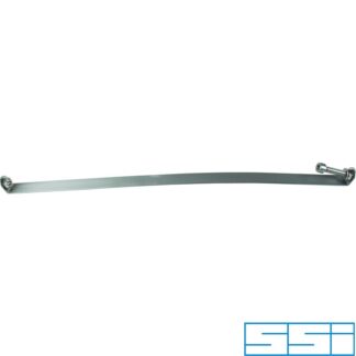 Exhaust metal band, 598 mm, left, stainless steel
