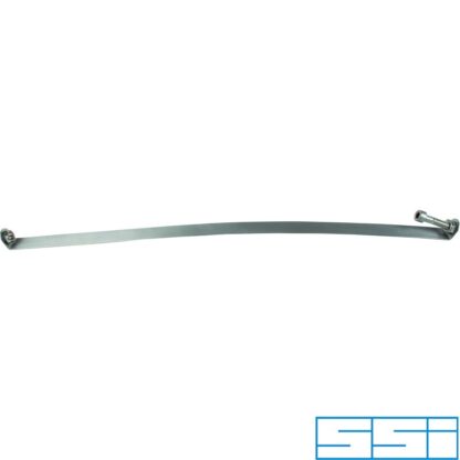 Exhaust metal band, 648 mm, right, stainless steel