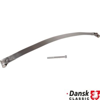 Exhaust metal band, stainless steel. 2 pieces required