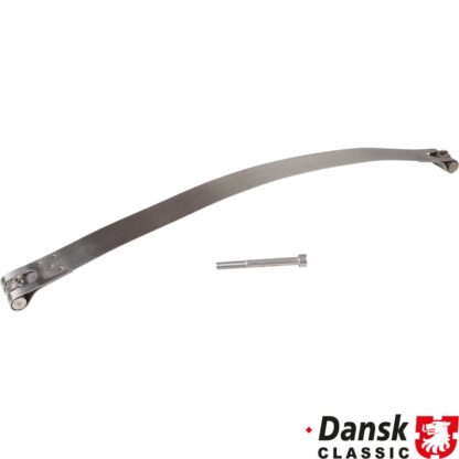 Exhaust metal band, stainless steel. 2 pieces required