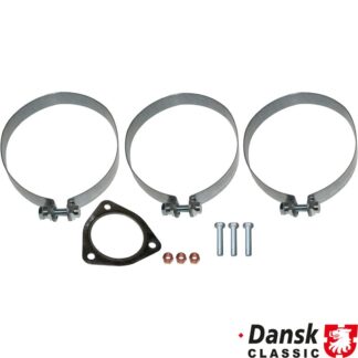Mounting kit with 3 straps, 1 gasket, bolts & nuts for exhaust rear (92.201/92.201S/92.201OE/92.501/92.502S/92.502SL/92.502SD/92.502SDL)
