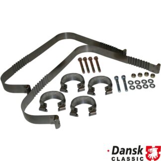 Mounting kit for exhaust rear. The kit includes metal straps, clamps nuts and bolts
