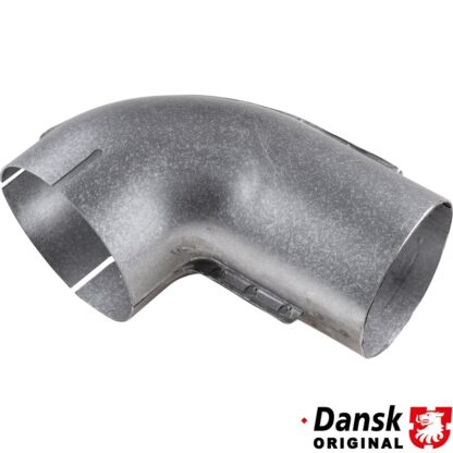 Elbow connector for heat exchanger. Made of hot aluminised steel