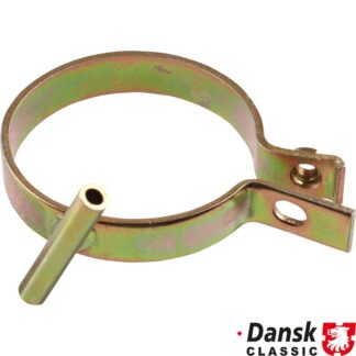 Clamp for heater hose top with holder for heater cable, left