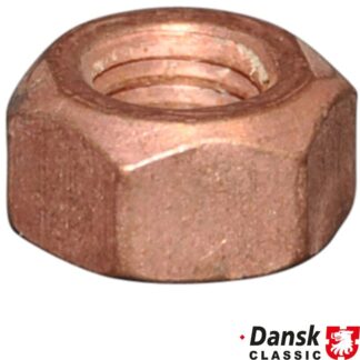 Lock nut, M8x1.25, CU plated