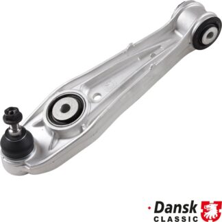 Track control arm with bushings and ball joint, front, lower, left/right