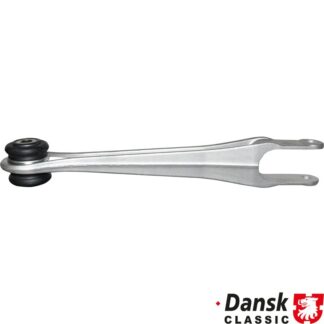 Track control arm with bushings, without ball joint, front, left/right. Made of aluminium