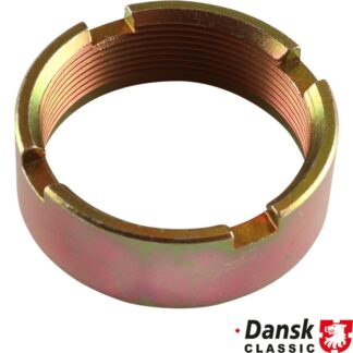 Grooved nut for ball joint, left/right