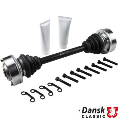 Drive shaft, complete with boots and bolts, rear, left/right, new