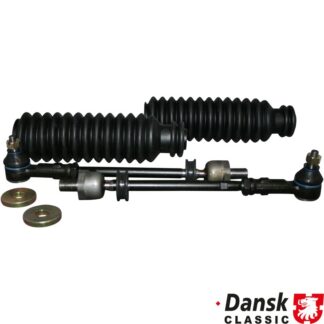 Tie rod kit with boots, left/right