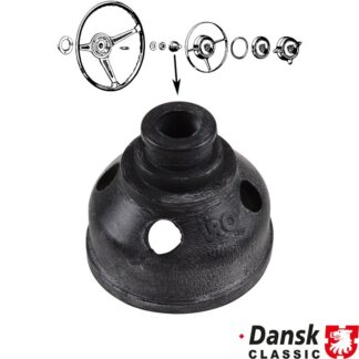 Steering wheel horn button rubber cap