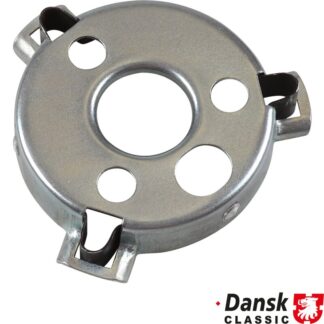 Locking bayonet for steering wheel horn, for butterfly/hockey puck button