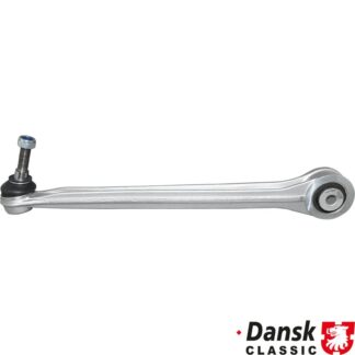 Track control arm with busning and ball joint, rear, upper, left/right. Made of aluminium
