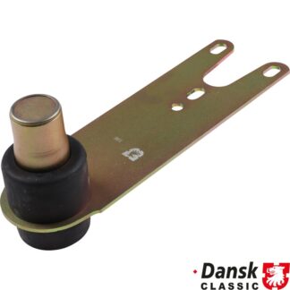 Spring plate with bushing, rear, left/right
