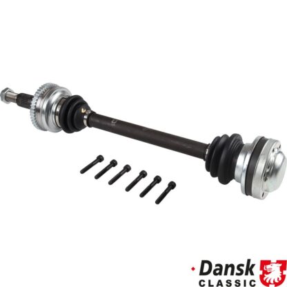 Drive shaft, complete with boots and bolts, rear