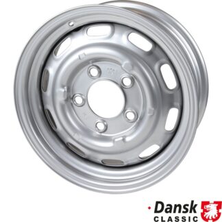 Painted steel wheel, silvergrey, 6x15", 5 holes, ET36, OE design