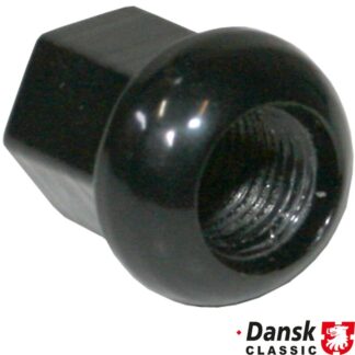 Wheel nut, alu, black, M14x1.5