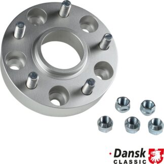 Wheel spacer with studs and nuts, 38 mm, 1 piece