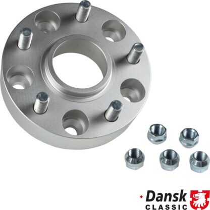 Wheel spacer with studs and nuts, 38 mm, 1 piece