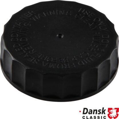 Cap for brake fluid reservoir, black
