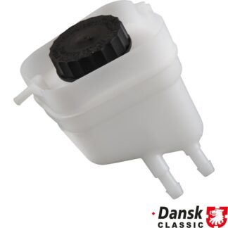 Brake fluid reservoir with black cap