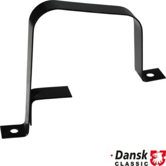 Retaining strap for brake fluid reservoir, metal