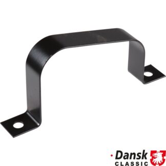Retaining strap for brake fluid reservoir, metal, black