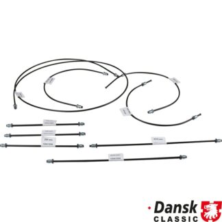 Brake line kit, 2 circuit brake system. With 9 lines for 1 vehicle. Must be hand formed. RHD