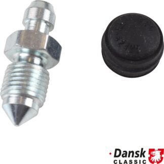Bleeder valve for caliper, with cap, left/right
