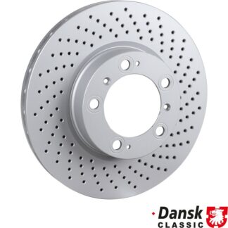 Brake disc, front, ventilated, right, 318x28 mm, coated