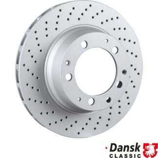 Brake disc, rear, left, 309x28 mm, coated