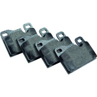 Brake pad set, front/rear, 18.5 mm
