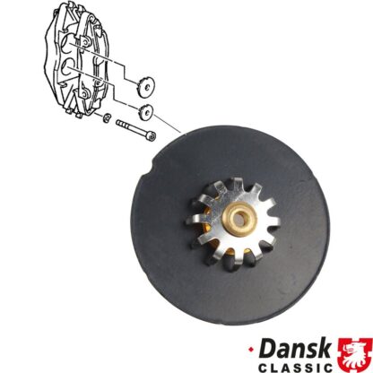 Brake pad damping shim, 36 mm, front
