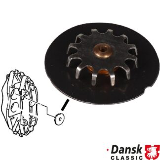Brake pad damping shim, 44 mm, front