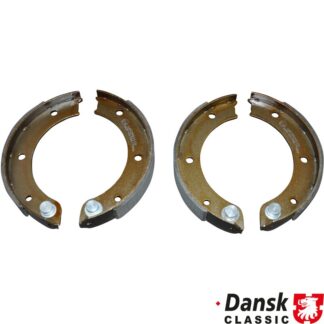 Brake shoe set with linings, rear, 180x25 mm, with E-mark