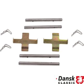 Brake pad hardware kit, rear