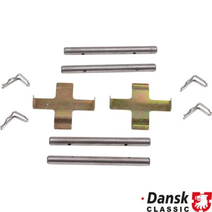 Brake pad hardware kit, rear