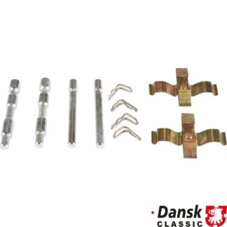 Brake pad hardware kit, rear
