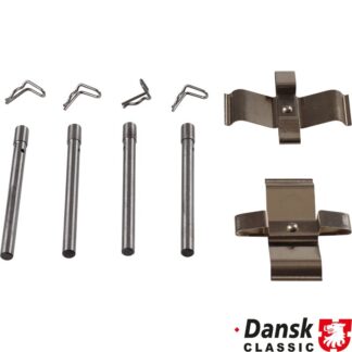 Brake pad hardware kit for "M-caliper", front