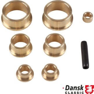 Bushing set for pedal assembly, brass