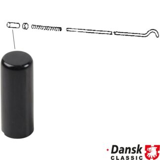Push button for hand brake, black