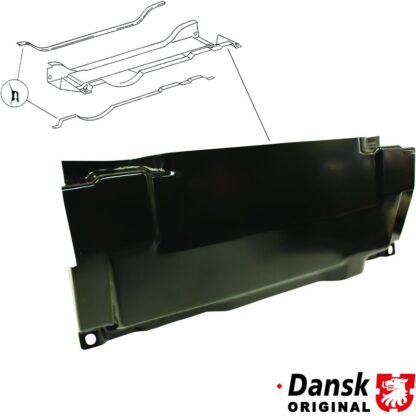 Protection plate for 62 L fuel tank