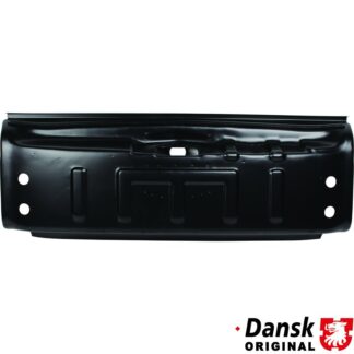 Front cross panel with hole for washer tank and without bracket for front bumper moulding