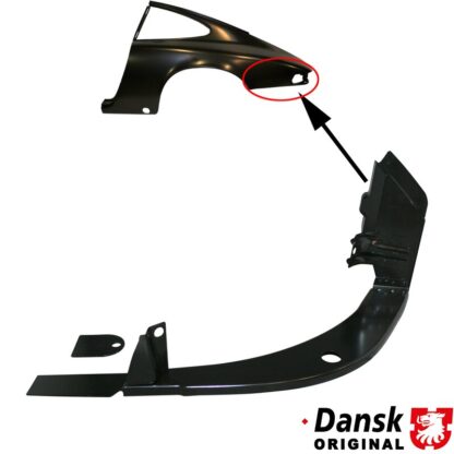Rear light support, left