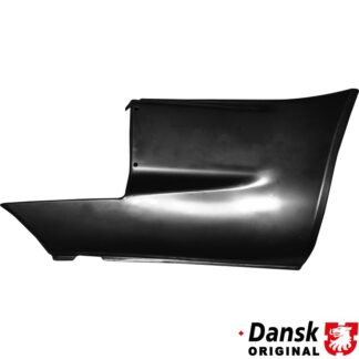 Lower bumper corner, rear, right, with cut out for tail pipe (when using dual tail pipe sports exhaust)