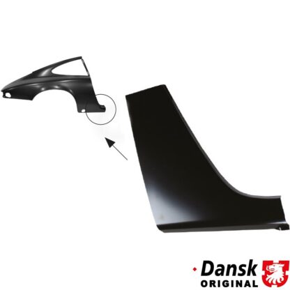 Repair panel for lower quarter panel, front, right