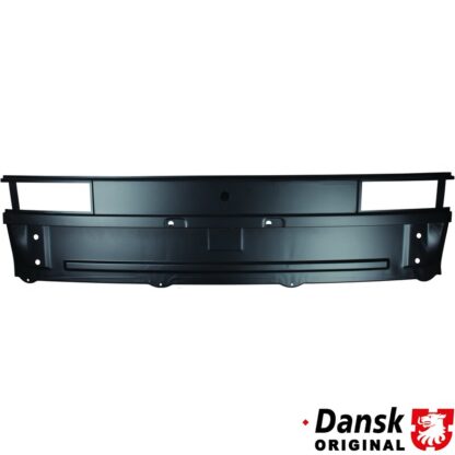 Rear cross panel with cut outs for tail lights
