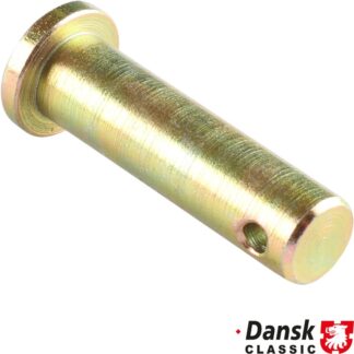 Retaining pin for gas spring for bonnet and engine lid