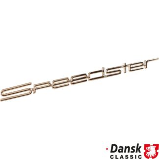 Speedster emblem for front fender, gold