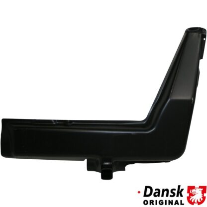 Gusset plate with floor jack support, left